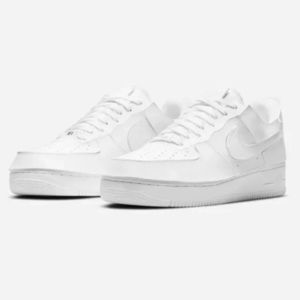 Nike Men’s Air Force 1/1 'Triple White' CV1758-100 NWOB